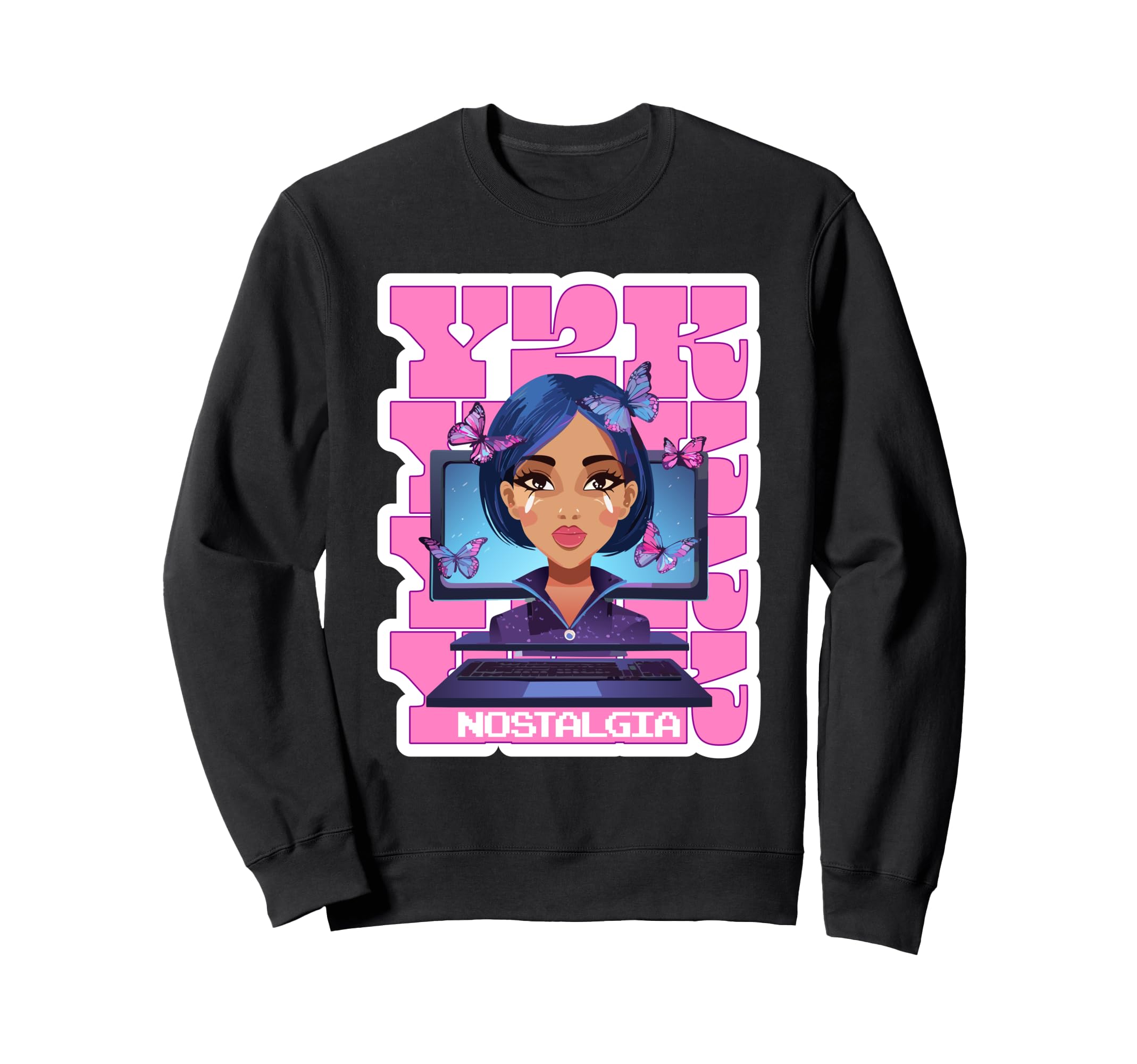 Y2K Nostalgia Aesthetic Trendy Sweatshirt - Graphic Print Unisex - T-Shirt, Sweatshirt, Hoodie