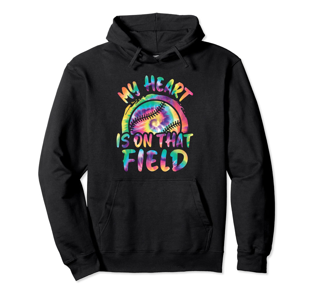 My Heart Is That Field Baseball Hoodie - Casual Everyday Wear for Adults - T-Shirt, Sweatshirt, Hoodie