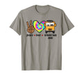 Peace Love School Bus Aide Best Bus T-Shirt - Aesthetic Graphic Men Women - T-Shirt, Sweatshirt, Hoodie