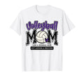 Volleyball Mom Purple Game Day Mama T-Shirt - Unique Graphic Unisex - T-Shirt, Sweatshirt, Hoodie