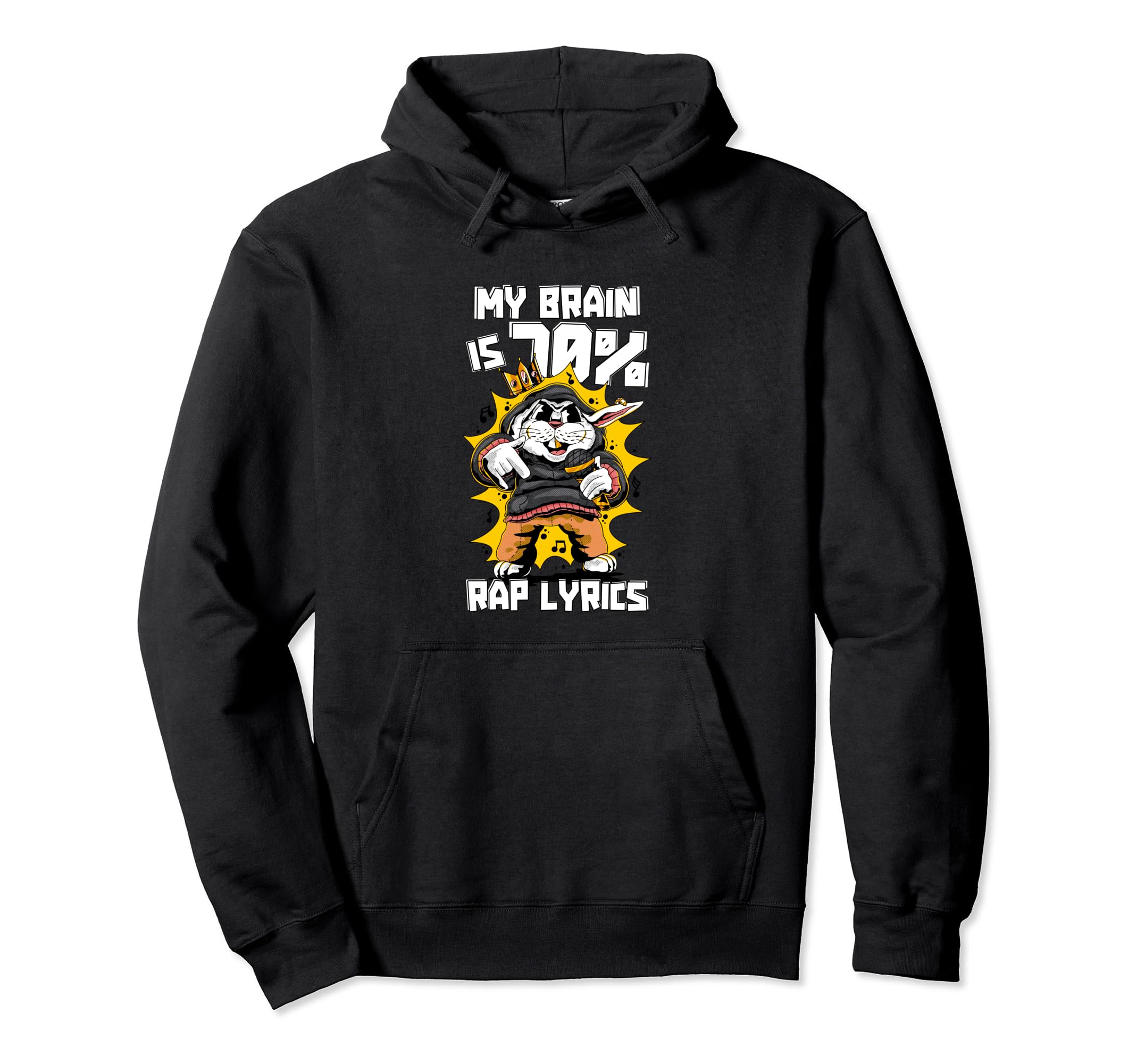 My Brain Is 70 Rap Lyrics Hip Hop Old School Hoodie - Unique Graphic Unisex - T-Shirt, Sweatshirt, Hoodie