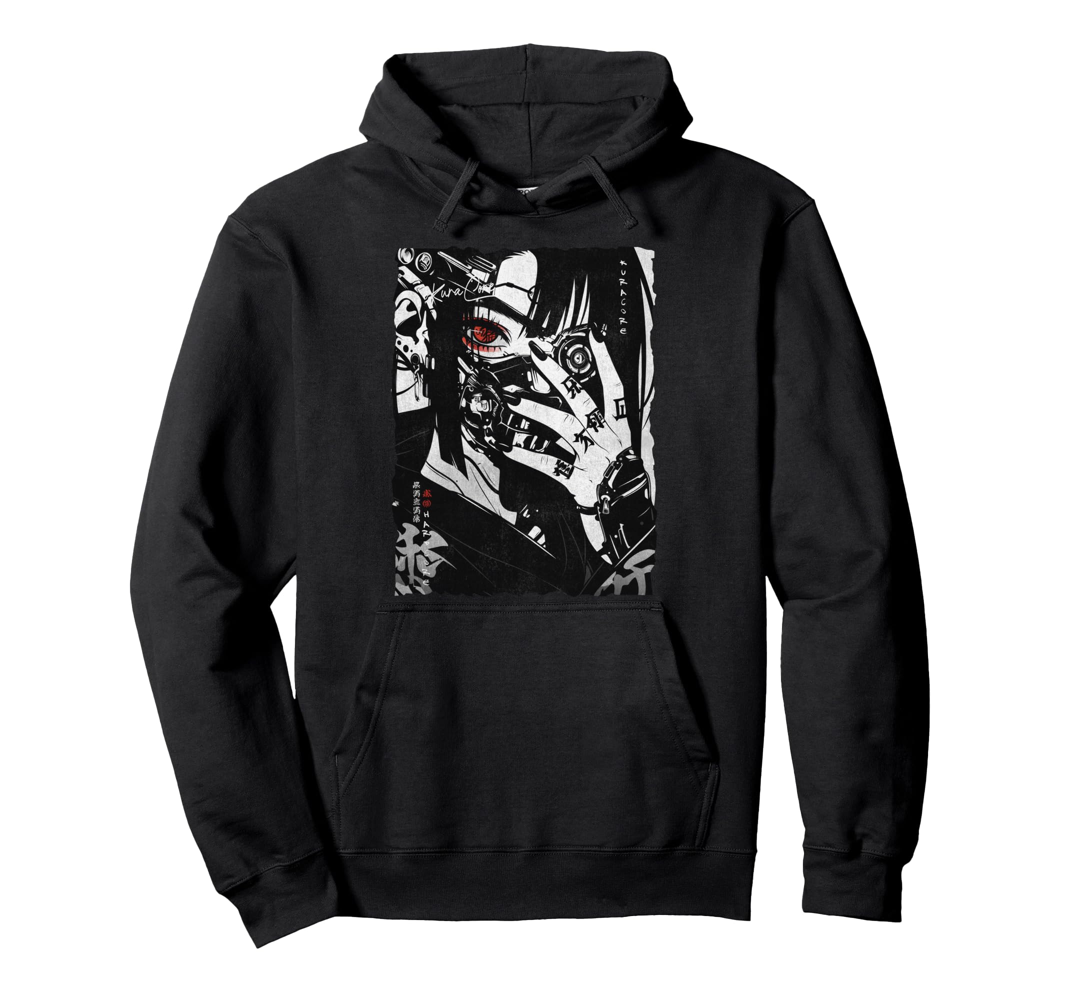 Japanese Streetwear Cyberpunk Y2K Techwear Hoodie - Unique Graphic Unisex - T-Shirt, Sweatshirt, Hoodie