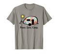 Camping Peace Love Camp Gifts Campers T-Shirt - Graphic Print Unisex - T-Shirt, Sweatshirt, Hoodie