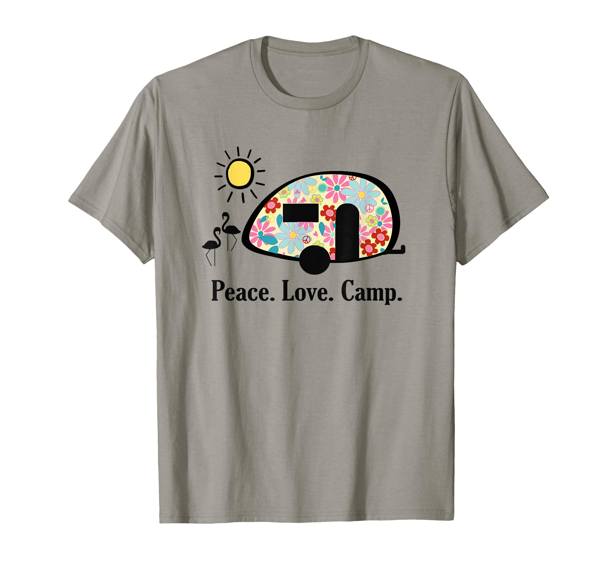 Camping Peace Love Camp Gifts Campers T-Shirt - Graphic Print Unisex - T-Shirt, Sweatshirt, Hoodie