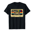 Born August 1980 Birthday Cassette Tape T-Shirt - Trendy Graphic Unisex - T-Shirt, Sweatshirt, Hoodie