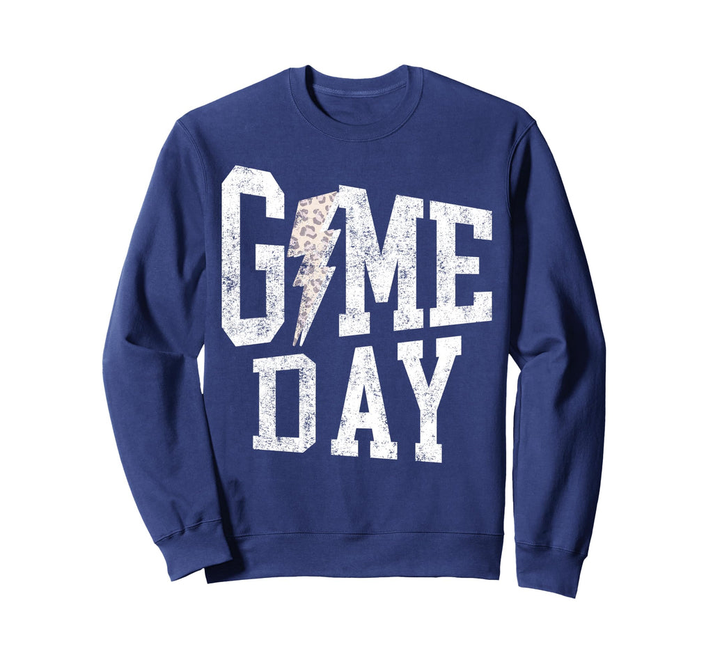 Game Day Leopard Bolt Lightning Sweatshirt - Custom Art Print Unisex - T-Shirt, Sweatshirt, Hoodie
