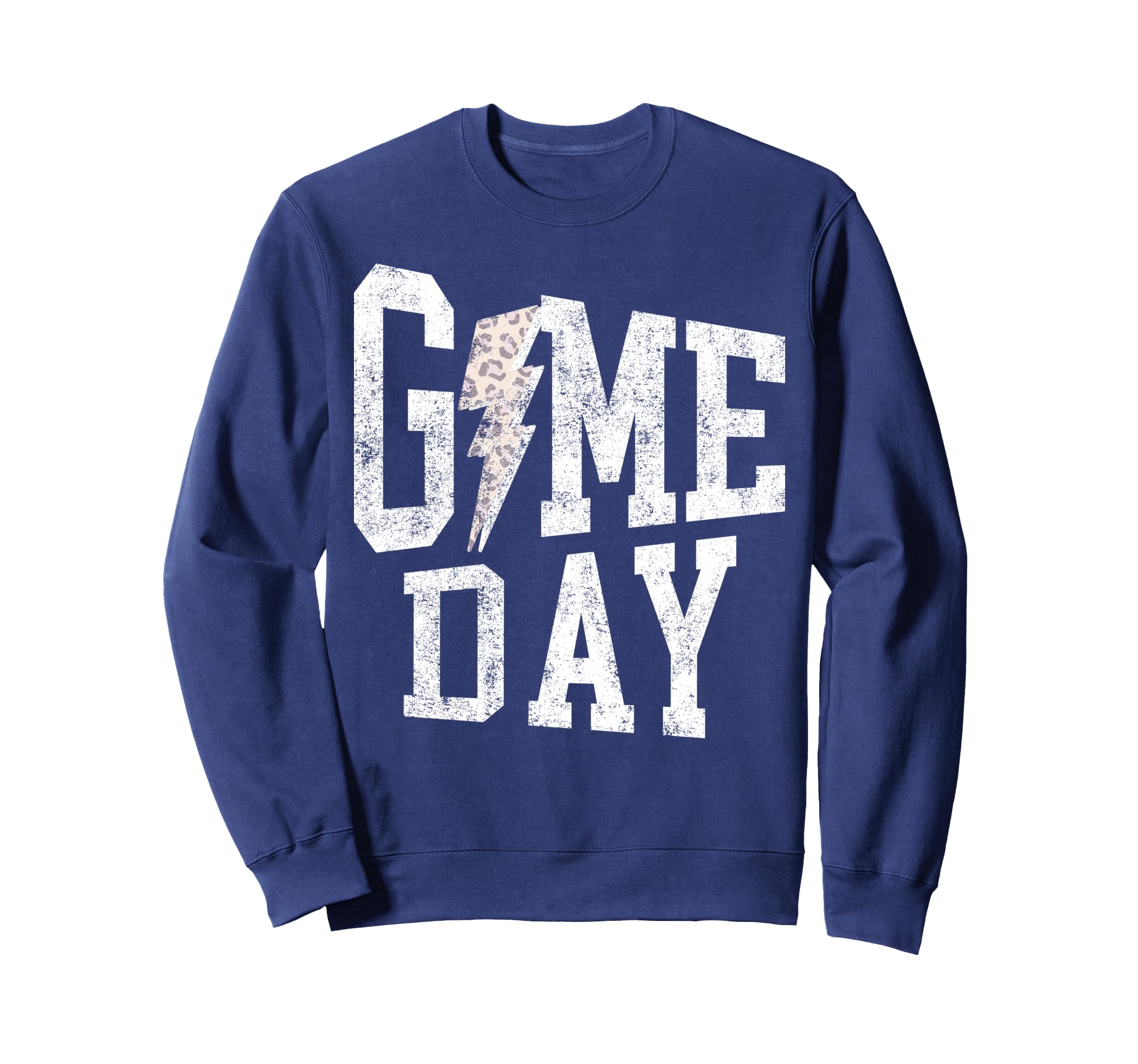 Game Day Leopard Bolt Lightning Sweatshirt - Custom Art Print Unisex - T-Shirt, Sweatshirt, Hoodie