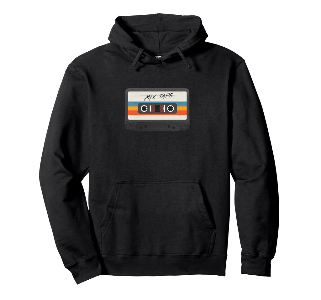 Cassette Mix Tape Hoodie - Trendy Graphic Men Women - T-Shirt, Sweatshirt, Hoodie