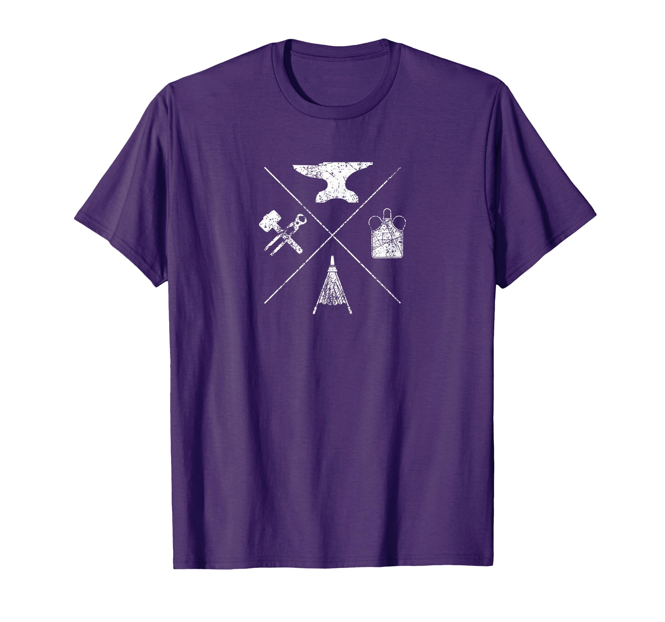 Distressed Blacksmith Tools T-Shirt - Aesthetic Graphic Men Women - T-Shirt, Sweatshirt, Hoodie