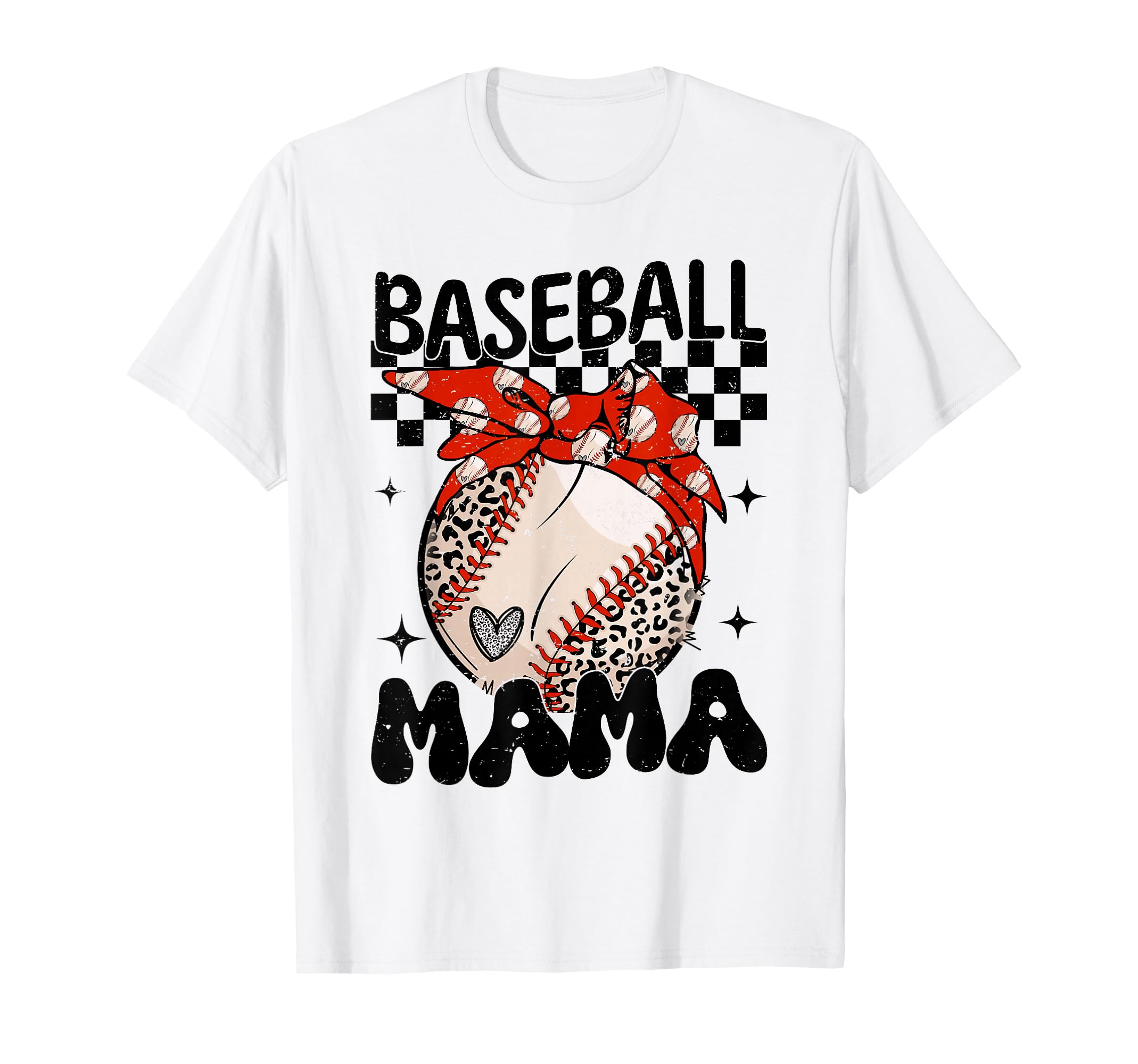 Baseball Mama Leopard Baseball Mom T-Shirt - Streetwear Style Men Women - T-Shirt, Sweatshirt, Hoodie