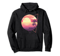 80S Art Palms 90S Aesthetic Tropical Hoodie - Custom Art Print for Adults - T-Shirt, Sweatshirt, Hoodie