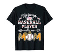 Baseball Mom My Favorite Baseball Player T-Shirt - Minimalist Print Unisex - T-Shirt, Sweatshirt, Hoodie