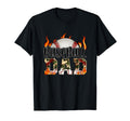 Baseball Dad Camo Fire Baseball Fan T-Shirt - Aesthetic Graphic Unisex - T-Shirt, Sweatshirt, Hoodie