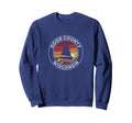 Door County Wisconsin Sailboat Sweatshirt - Custom Art Print for Adults - T-Shirt, Sweatshirt, Hoodie