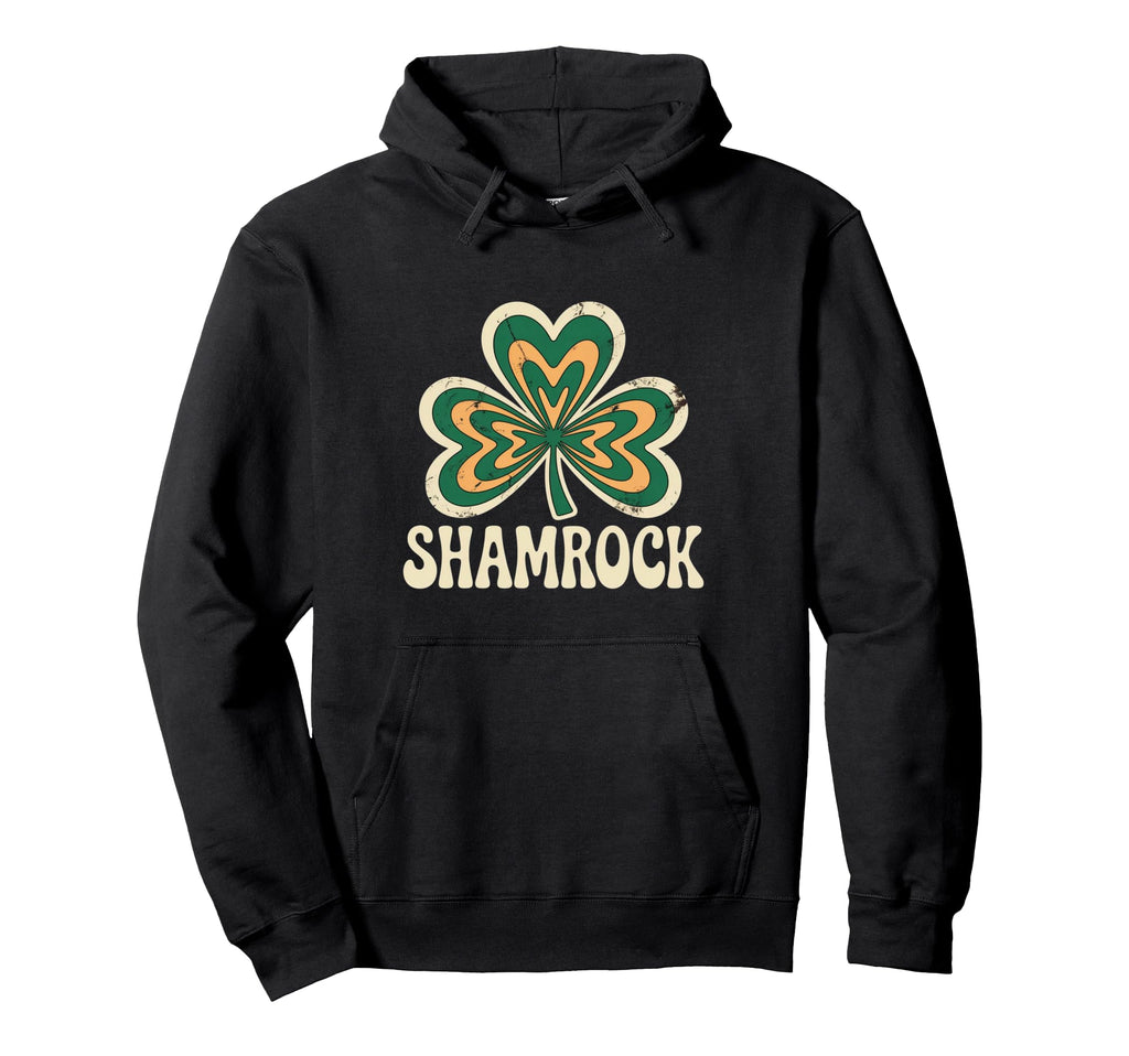 St Patricks Day Shamrock Lucky Hoodie - Novelty Apparel Men Women - T-Shirt, Sweatshirt, Hoodie