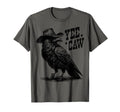 Crow Cowboy Hat Yee Caw Funny Western T-Shirt - Custom Art Print Unisex - T-Shirt, Sweatshirt, Hoodie