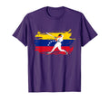 Baseball Hitter Grunge Venezuela Flag T-Shirt - Custom Art Print Men Women - T-Shirt, Sweatshirt, Hoodie