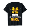 Mom Birthday Baseball Softball Bow T-Shirt - Fun Novelty Design Men Women - T-Shirt, Sweatshirt, Hoodie