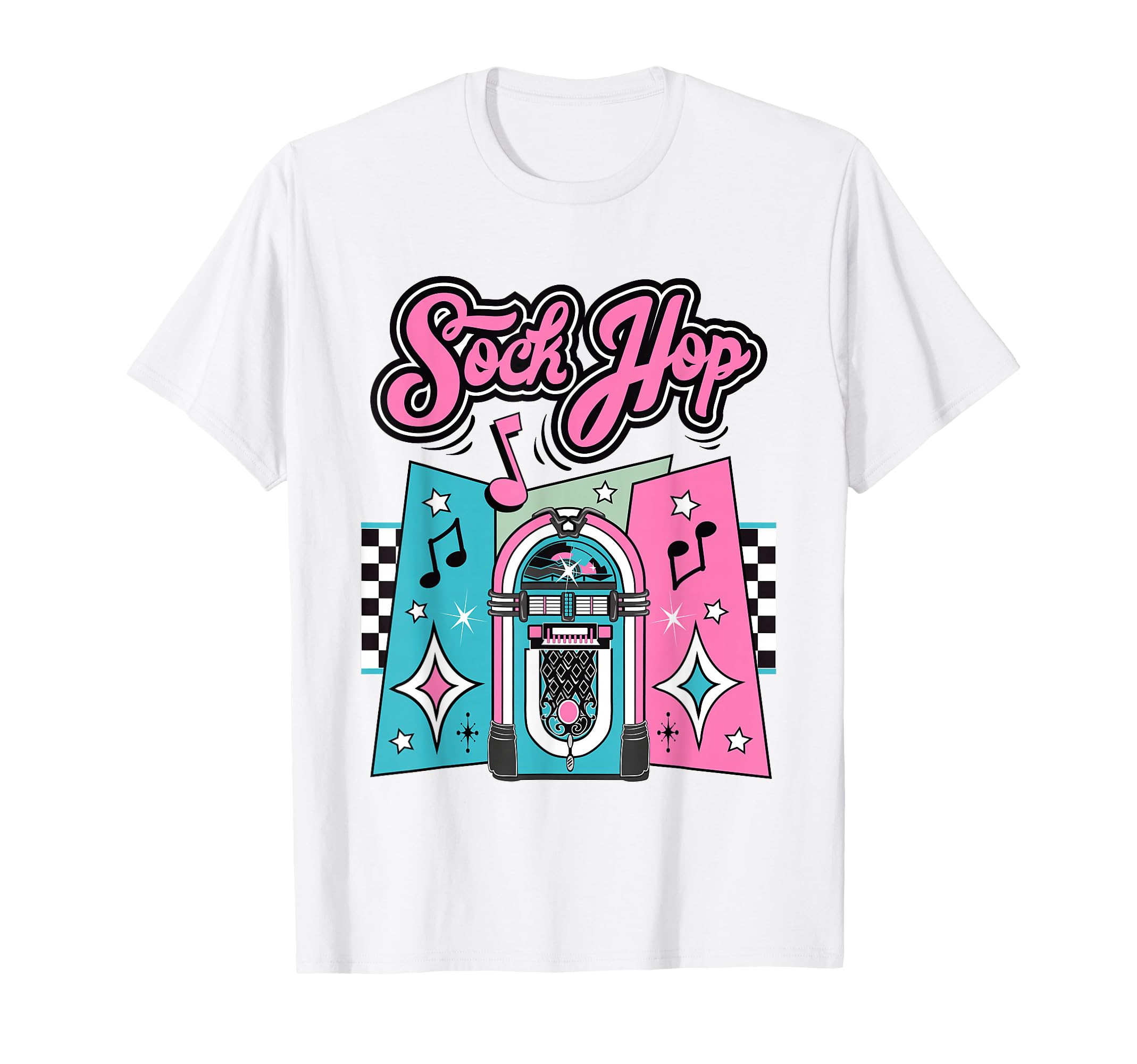1950S Sock Hop Costume 50S Rockabilly T-Shirt - Graphic Print Men Women - T-Shirt, Sweatshirt, Hoodie