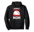 Beware Serious Baseball Mom Funny Moms Hoodie - Graphic Print for Adults - T-Shirt, Sweatshirt, Hoodie