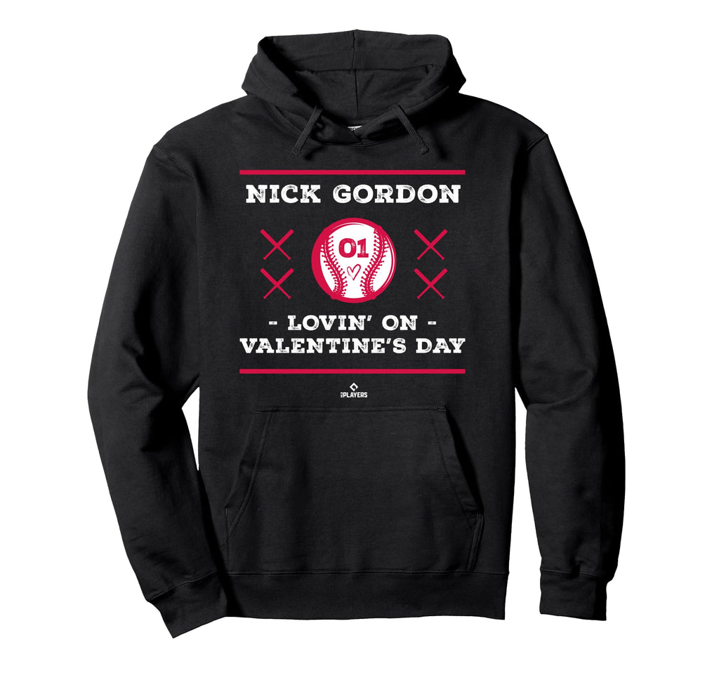 Nick Gordon Lovin Valentines Day Hoodie - Novelty Apparel Men Women - T-Shirt, Sweatshirt, Hoodie