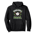 Baseball Papa Athletic Fathers Day Hoodie - Novelty Apparel Men Women - T-Shirt, Sweatshirt, Hoodie