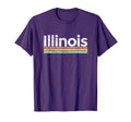 Illinois Worn Stripes T-Shirt - Trendy Graphic Men Women - T-Shirt, Sweatshirt, Hoodie