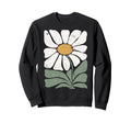 Boho Daisy Flower Botanical Sweatshirt - Fun Novelty Design for Adults - T-Shirt, Sweatshirt, Hoodie