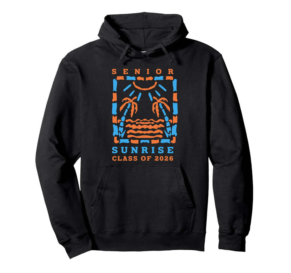 Senior Sunrise 2026 Boho Colorful High Hoodie - Fun Novelty Design Unisex - T-Shirt, Sweatshirt, Hoodie
