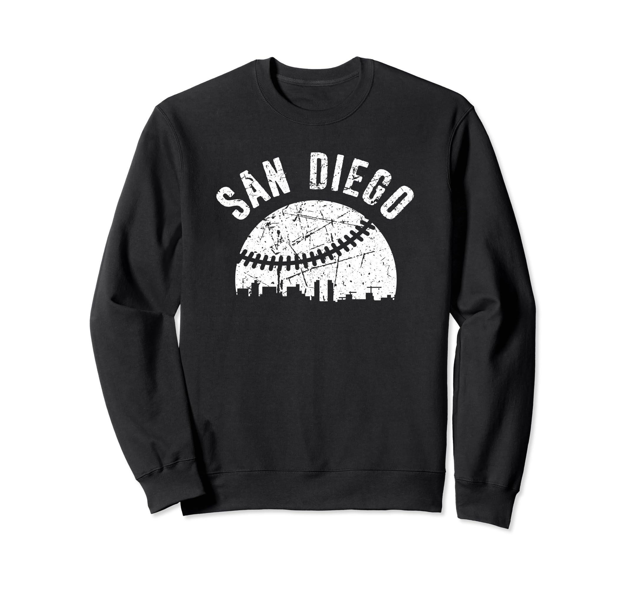 San Diego California Baseball Sweatshirt - Streetwear Style for Adults - T-Shirt, Sweatshirt, Hoodie