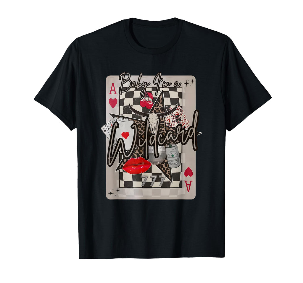 Im Wildcard Trendy Cowgirl Wildcard T-Shirt - Aesthetic Graphic Men Women - T-Shirt, Sweatshirt, Hoodie