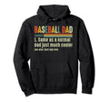 Baseball Dad Definition Fathers Day 2024 Hoodie - Unique Graphic Unisex - T-Shirt, Sweatshirt, Hoodie