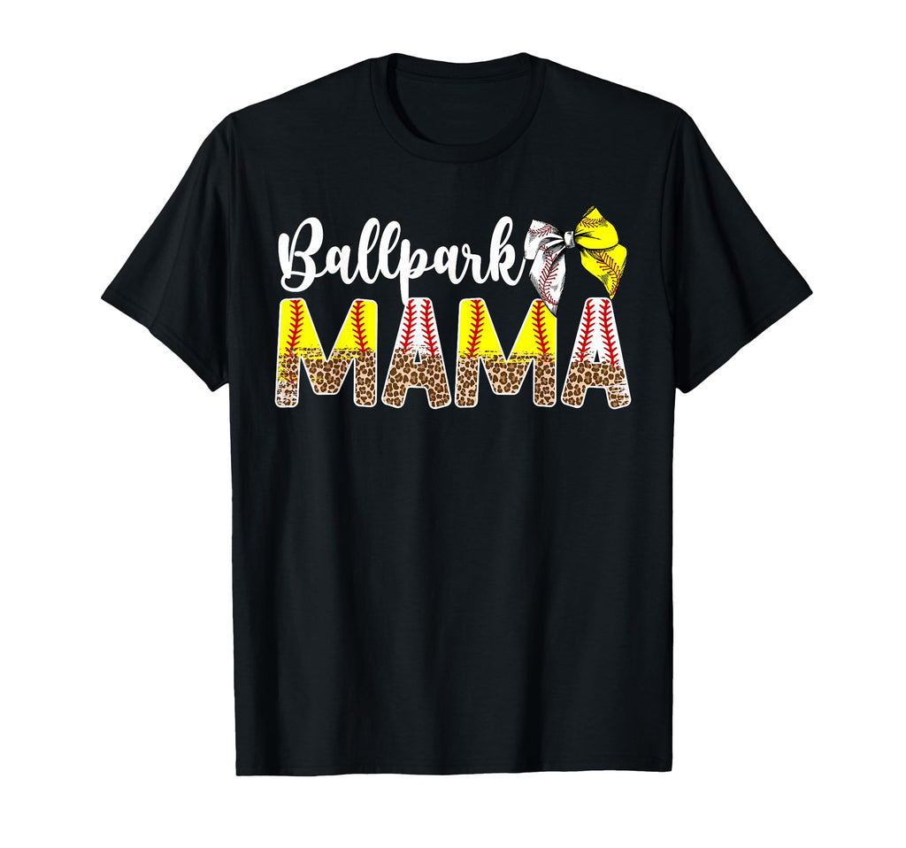 Ballpark Mama Coquette Softball T-Shirt - Aesthetic Graphic Unisex - T-Shirt, Sweatshirt, Hoodie