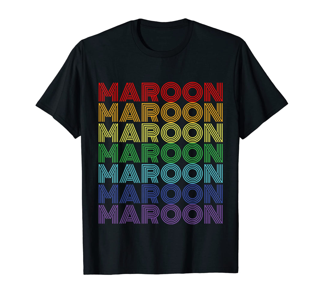 Maroon Rainbow Gift Music Fan T-Shirt - Unique Graphic for Adults - T-Shirt, Sweatshirt, Hoodie