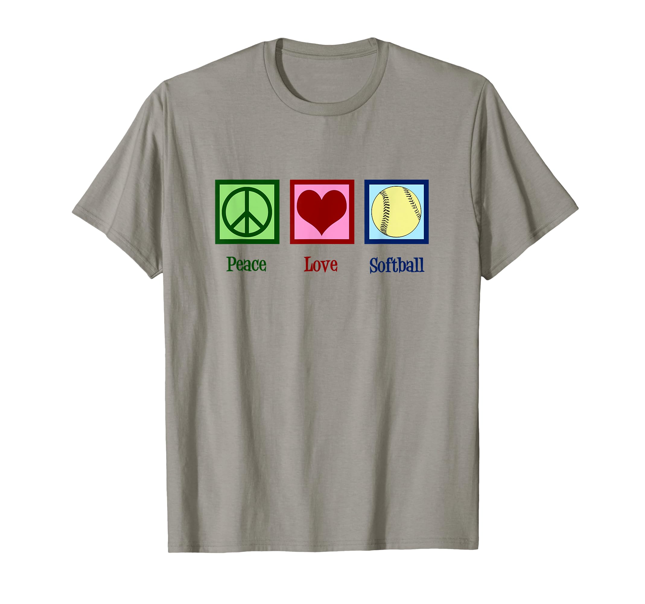 Peace Love Softball Player T-Shirt - Aesthetic Graphic Unisex - T-Shirt, Sweatshirt, Hoodie