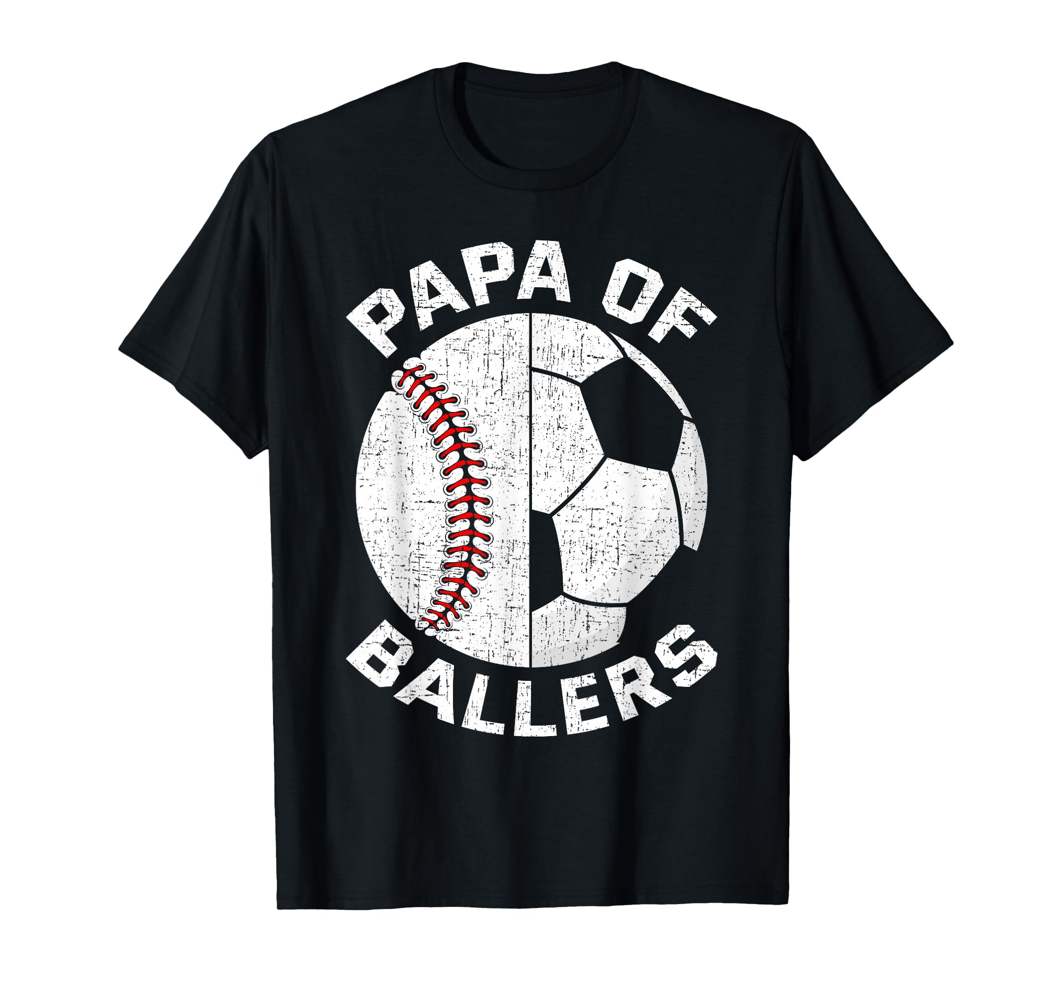 Funny Papa Son Daughter Ballers T-Shirt - Casual Everyday Wear Unisex - T-Shirt, Sweatshirt, Hoodie