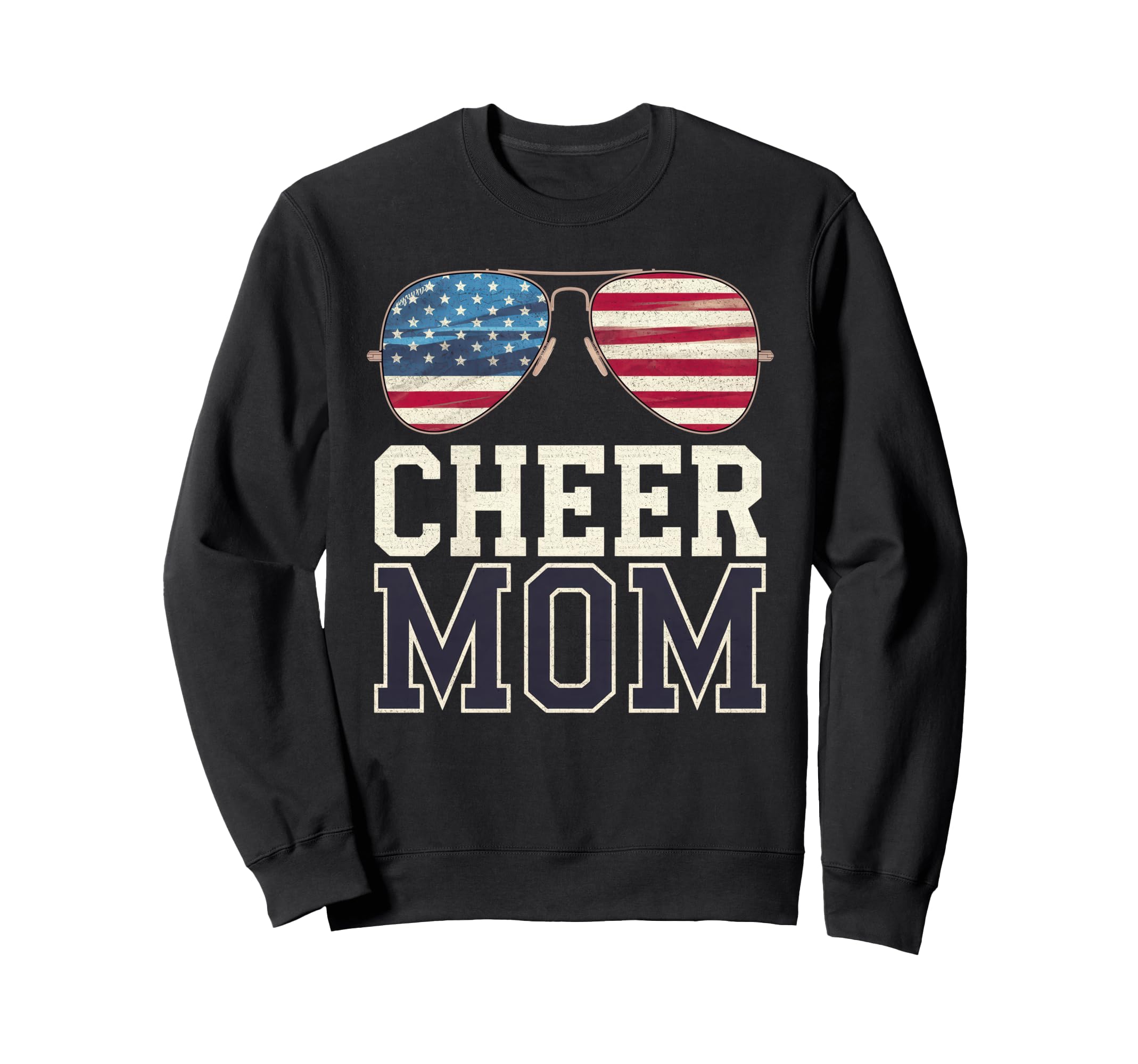 Cheer Mom Mother Bow Cheerleader Sweatshirt - Novelty Apparel Men Women - T-Shirt, Sweatshirt, Hoodie