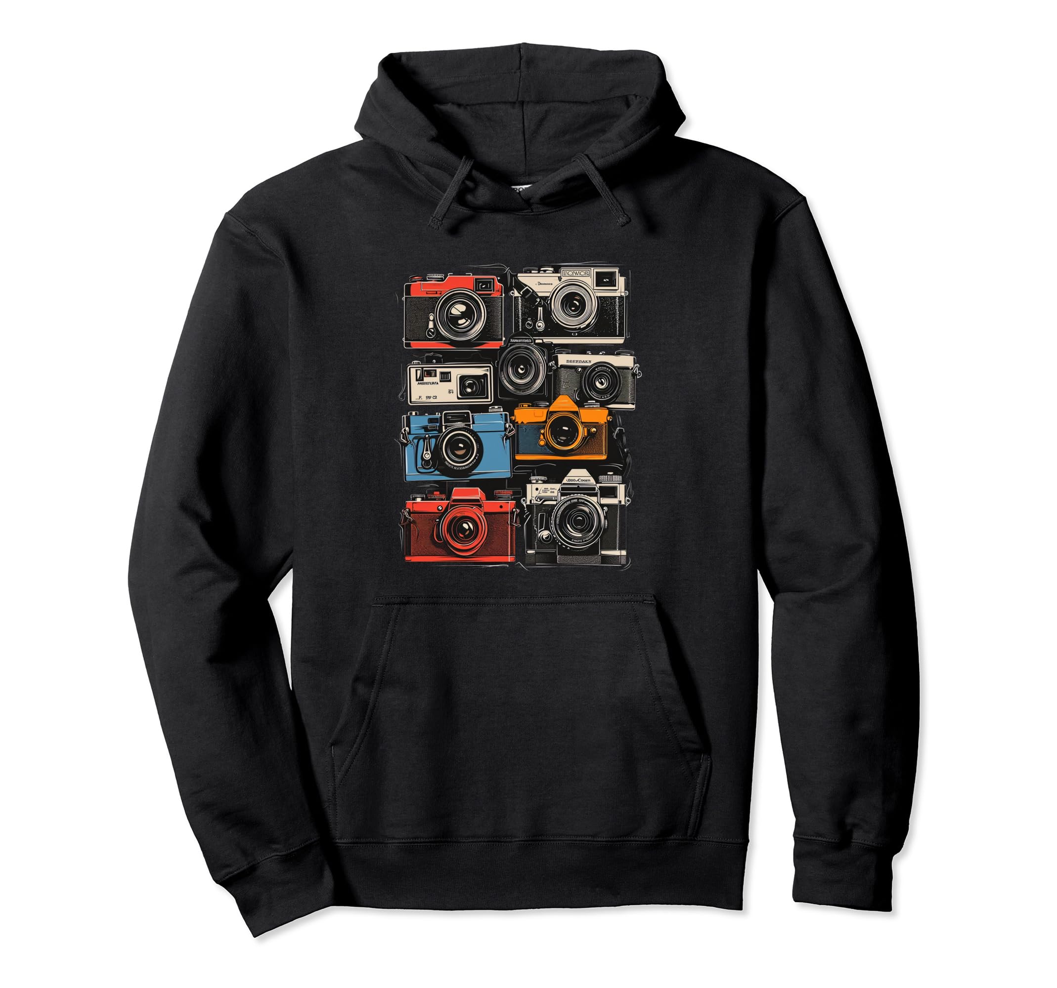 Photography Camera Photographer Hoodie - Streetwear Style Men Women - T-Shirt, Sweatshirt, Hoodie
