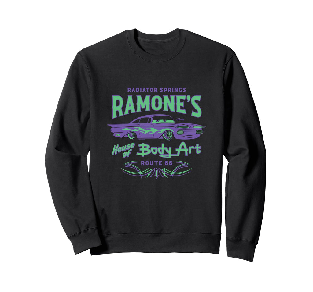 Cars Ramone Body Art Sweatshirt - Novelty Apparel Unisex - T-Shirt, Sweatshirt, Hoodie