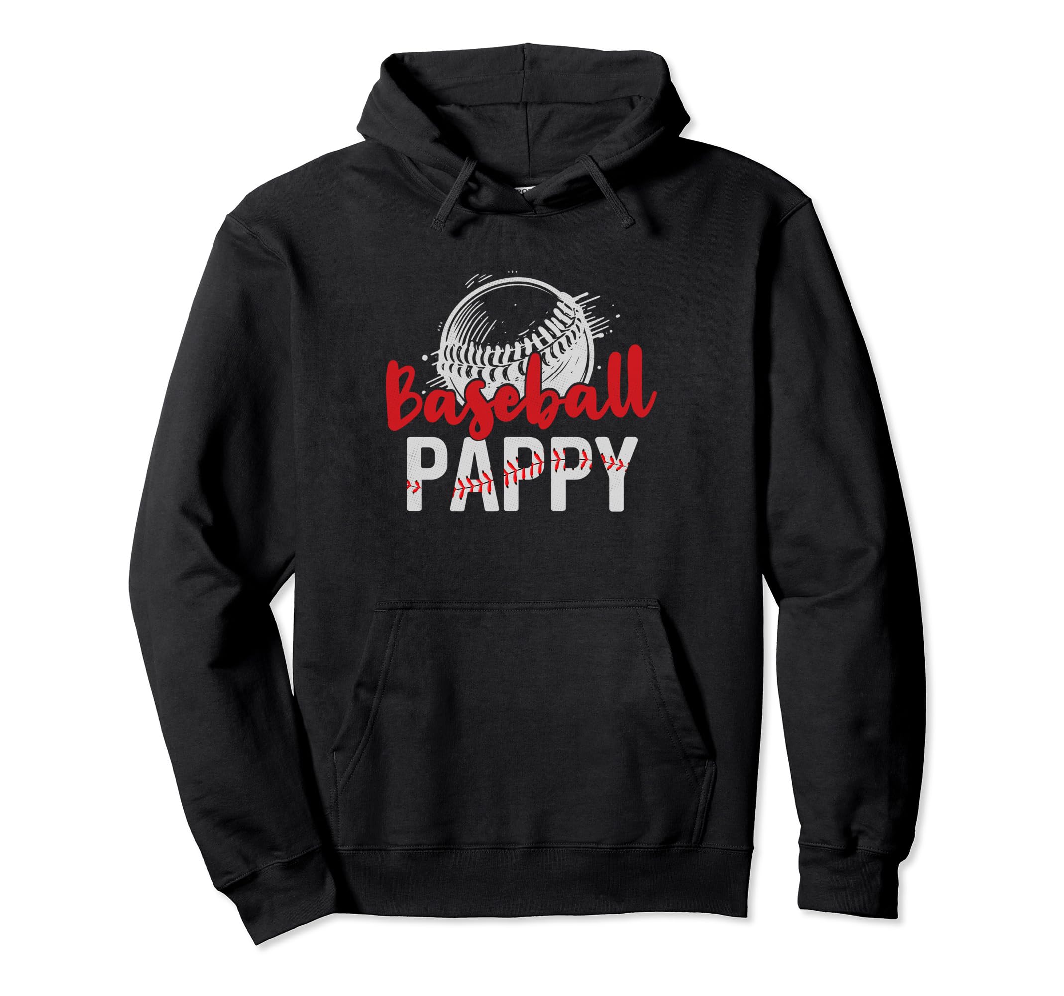 Baseball Pappy Fathers Day Dad Grandpa Hoodie - Graphic Print Unisex - T-Shirt, Sweatshirt, Hoodie