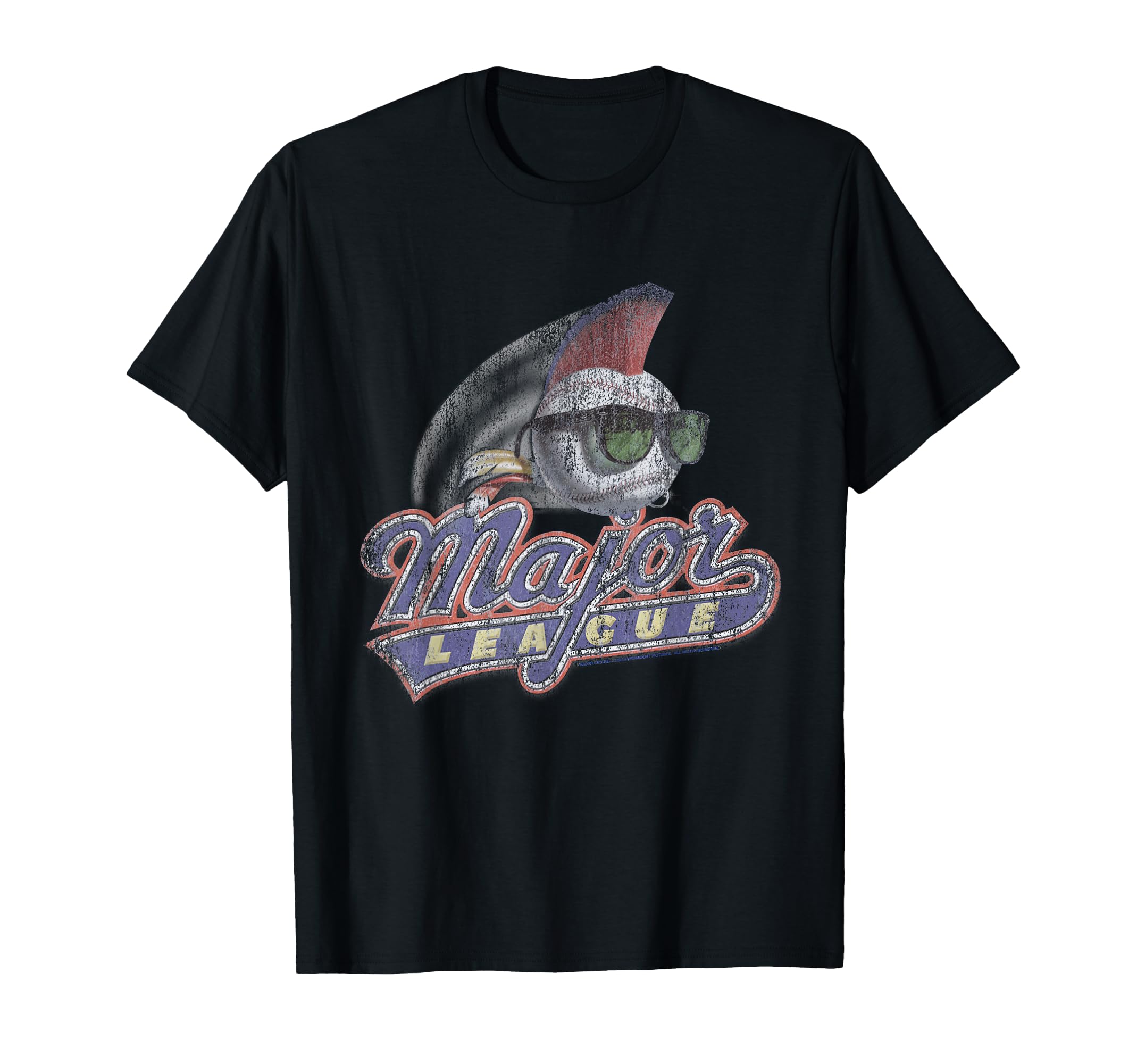 Major League Distressed Logo Small T-Shirt - Graphic Print Unisex - T-Shirt, Sweatshirt, Hoodie