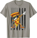 Pizza Lover US Flag America 4th Of July - Adult & Kids T-Shirts, Sweatshirts & Hoodies apparel design preview 1