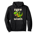 Fathers Day Dinosaur Father Dad Hoodie - Minimalist Print for Adults - T-Shirt, Sweatshirt, Hoodie