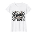 Womens Mom Both Softball Baseball T-Shirt - Casual Everyday Wear Unisex - T-Shirt, Sweatshirt, Hoodie