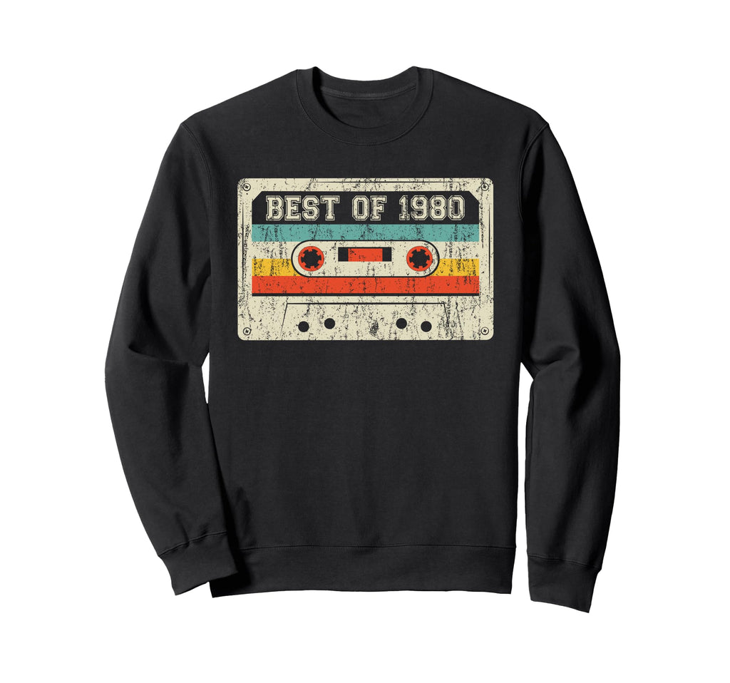 Best 1980 Birthday Yrs 1980 Sweatshirt - Fun Novelty Design Unisex - T-Shirt, Sweatshirt, Hoodie