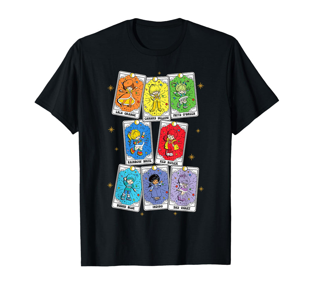 Rainbow Brite Colorful Friends Tarot T-Shirt - Streetwear Style Men Women - T-Shirt, Sweatshirt, Hoodie
