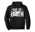Dad Both Baseball Soccer Dad Soccer Hoodie - Fun Novelty Design for Adults - T-Shirt, Sweatshirt, Hoodie
