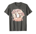 Cherry Blossom Tree Cat Japanese T-Shirt - Trendy Graphic for Adults - T-Shirt, Sweatshirt, Hoodie