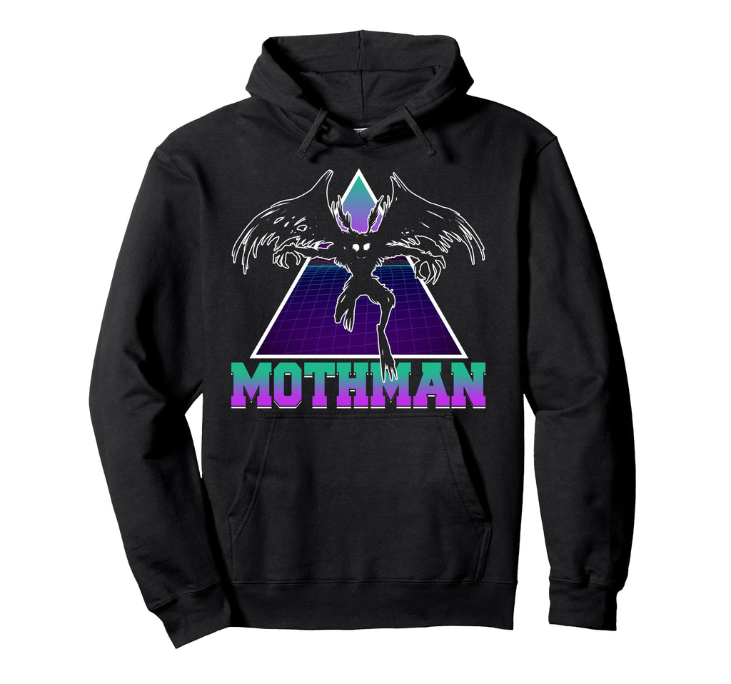 Vaporwave Aesthetic Mothman Hoodie - Novelty Apparel Men Women - T-Shirt, Sweatshirt, Hoodie