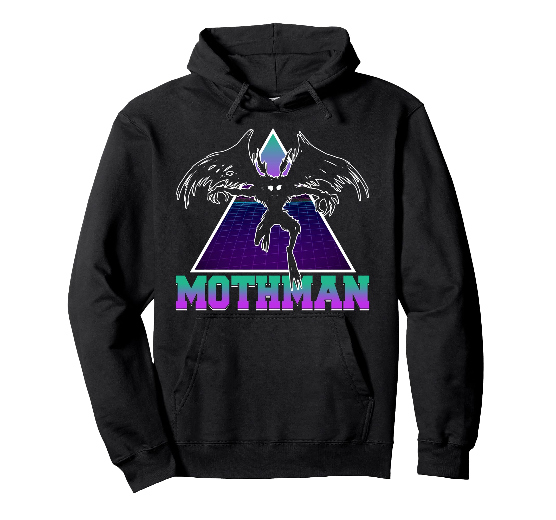 Vaporwave Aesthetic Mothman Hoodie - Novelty Apparel Men Women - T-Shirt, Sweatshirt, Hoodie